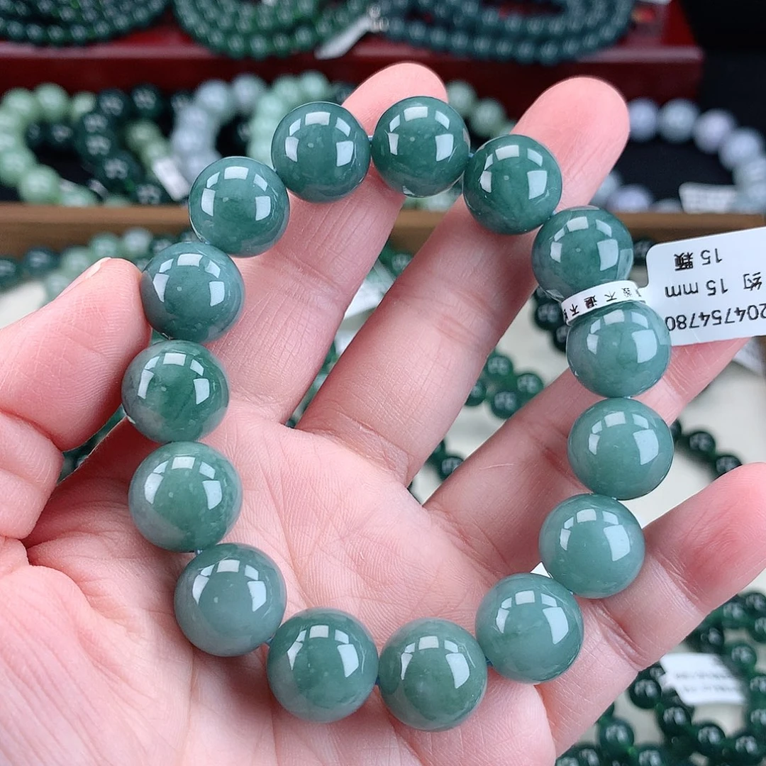 翡翠未镶嵌毛衣链