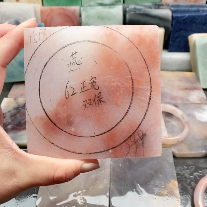 【闪购商品】石英质玉（金丝玉）手镯未镶嵌ʚ*ɞ加工定制