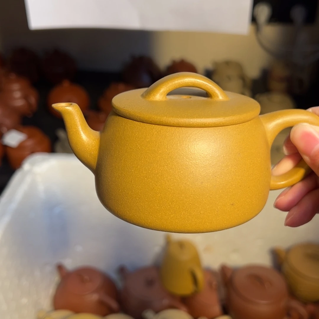 紫砂茶壶宜兴紫砂壶黄金段