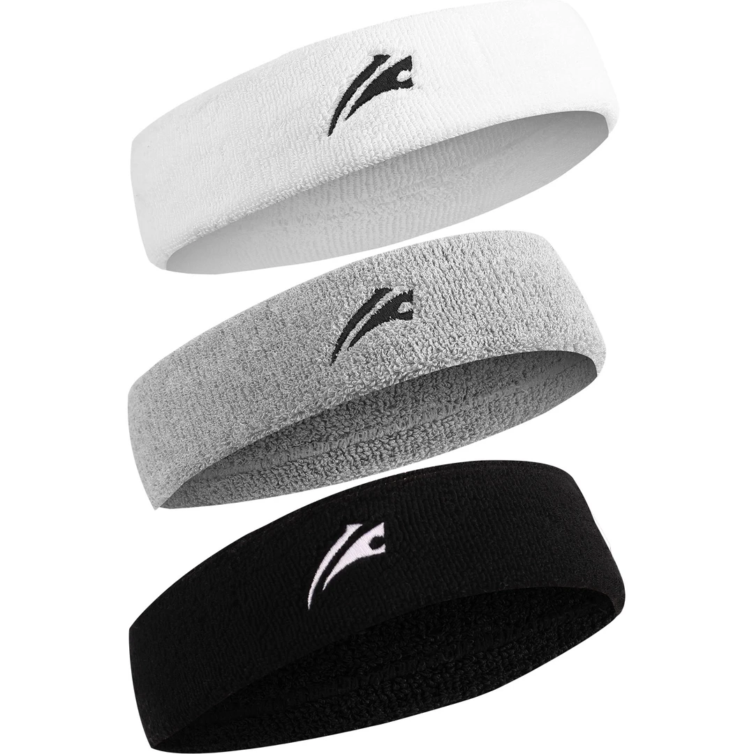 发带防汗羽毛球透气汗带男针织运动吸汗女士头带篮球跑步健身高弹