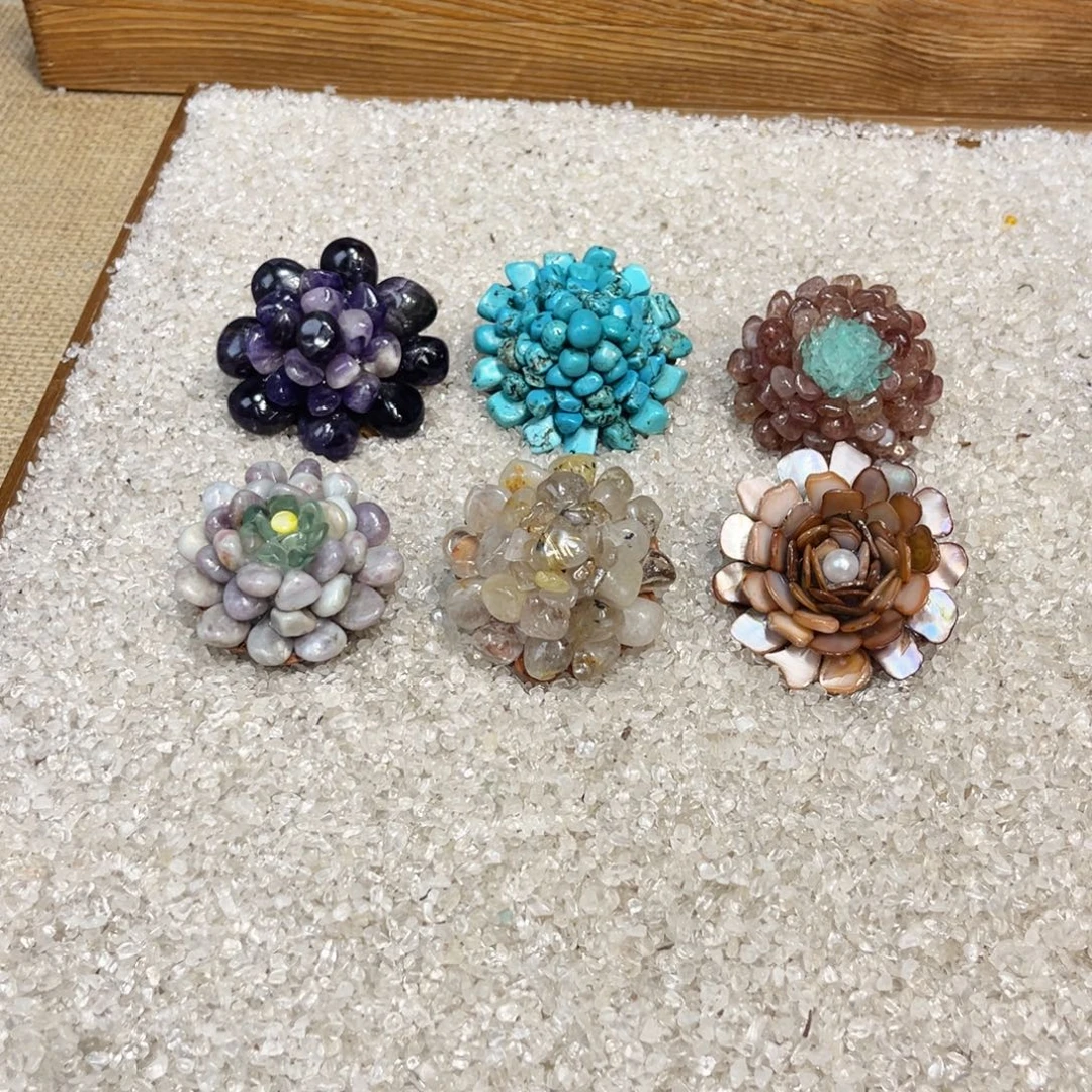 用***4松塔干花摆件永生花