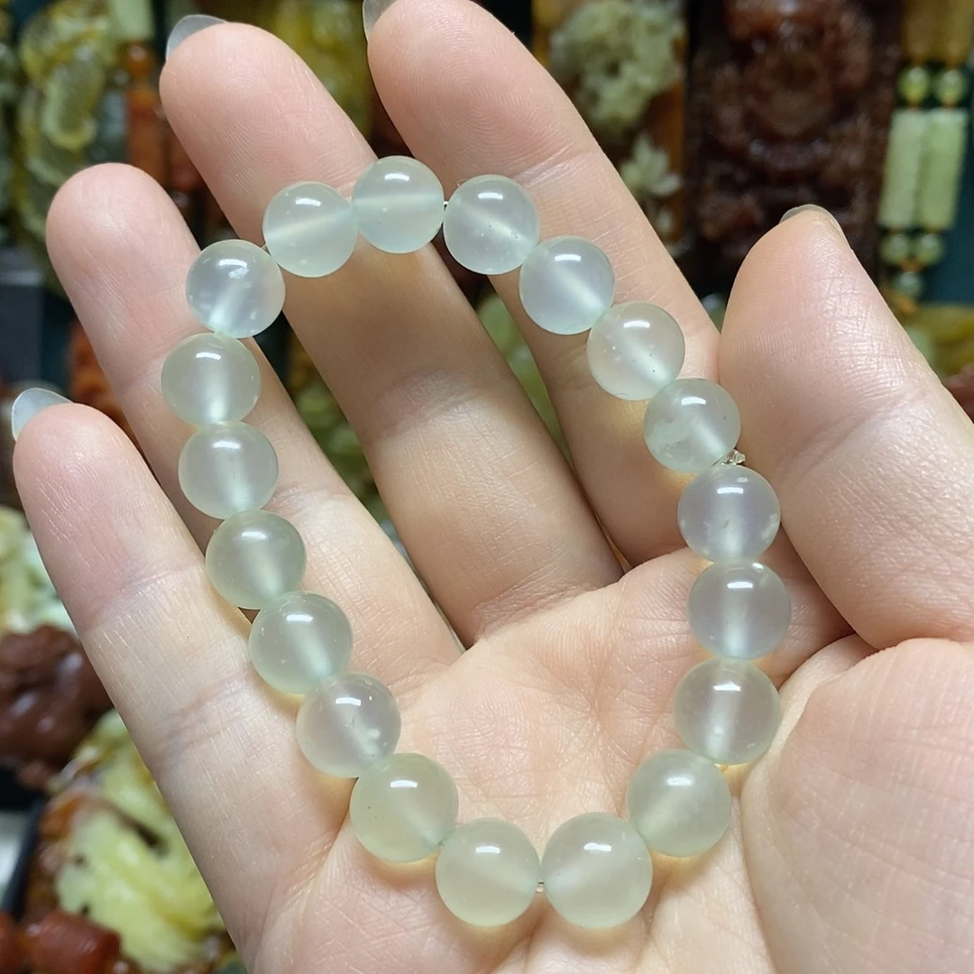 蛇纹石玉未镶嵌手链