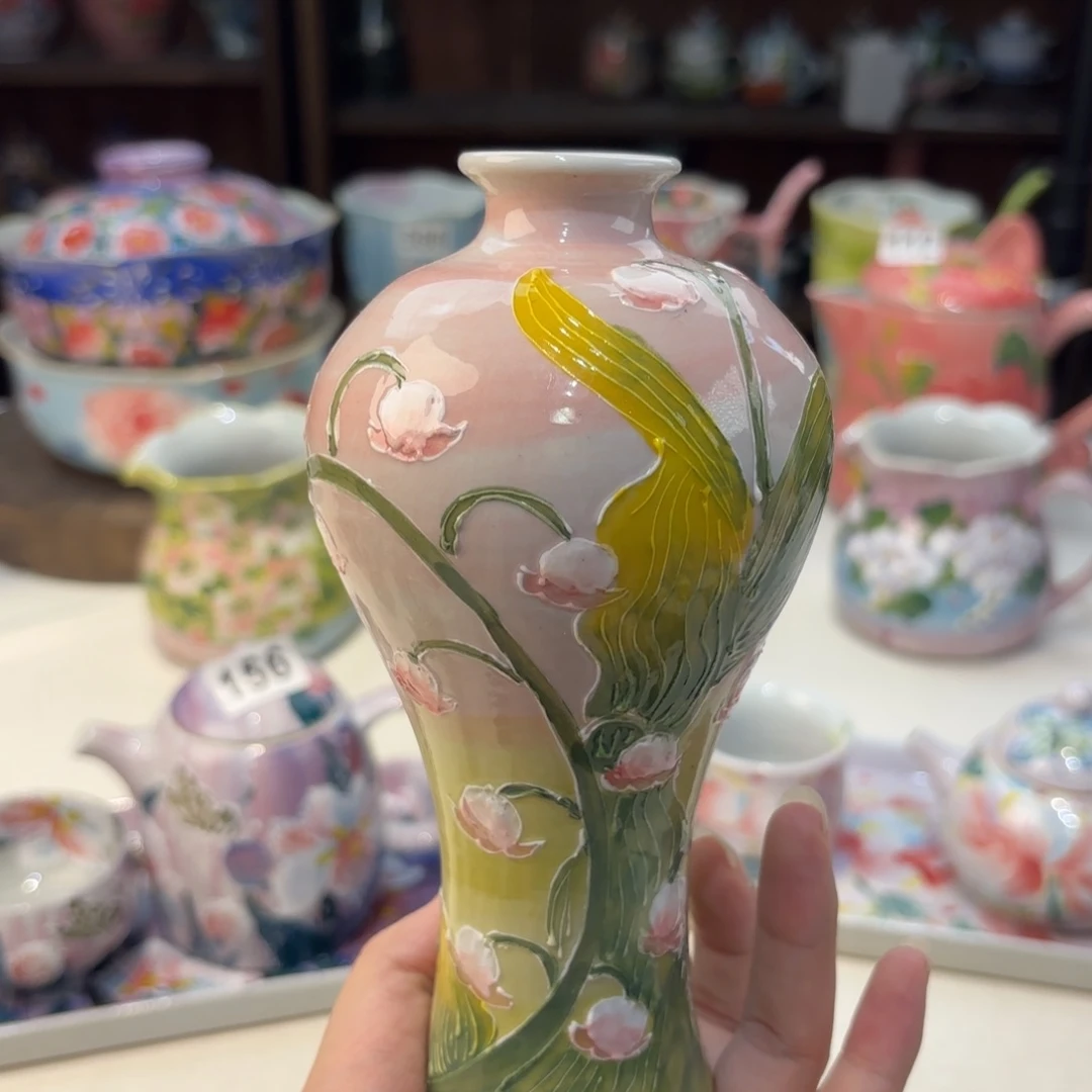 景德镇手绘高温釉下彩陶瓷茶具