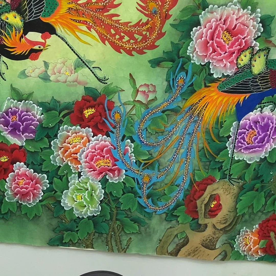 国画卓*凤凰牡丹图2.4