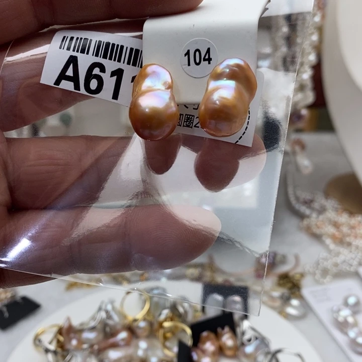 颈饰合金淡水珍珠611