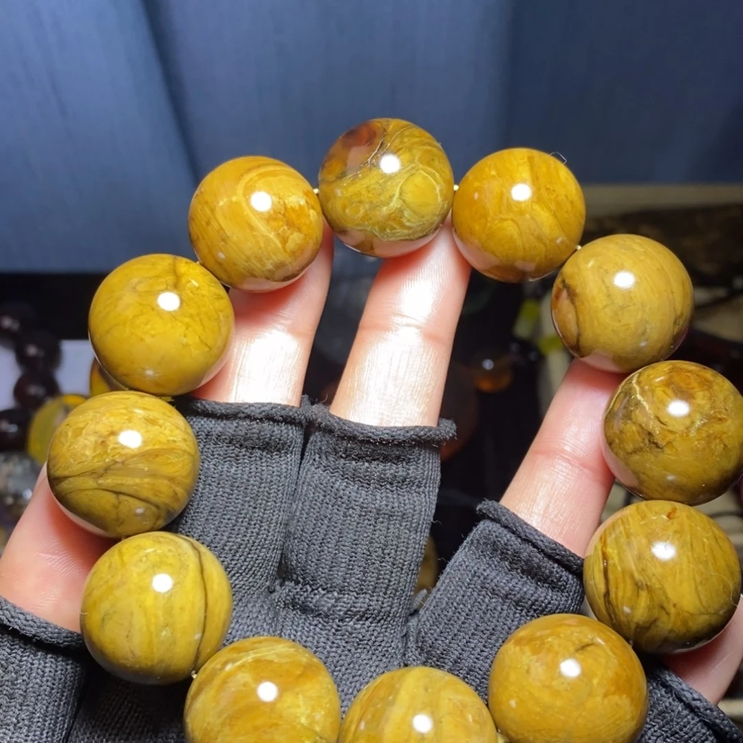 琥珀未镶嵌裸石21珠子