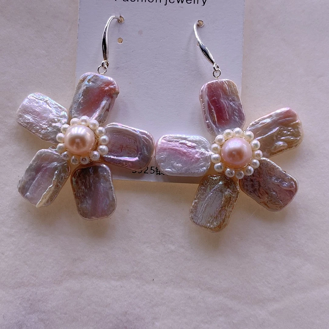 A***a未镶嵌淡水珍珠耳饰