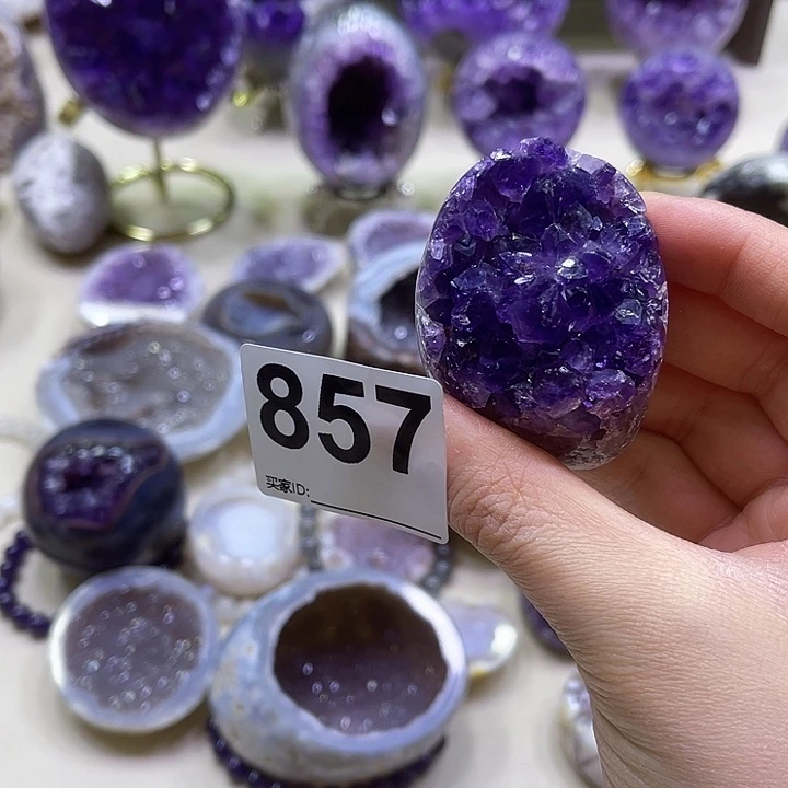 紫晶摆件未镶嵌摆件857