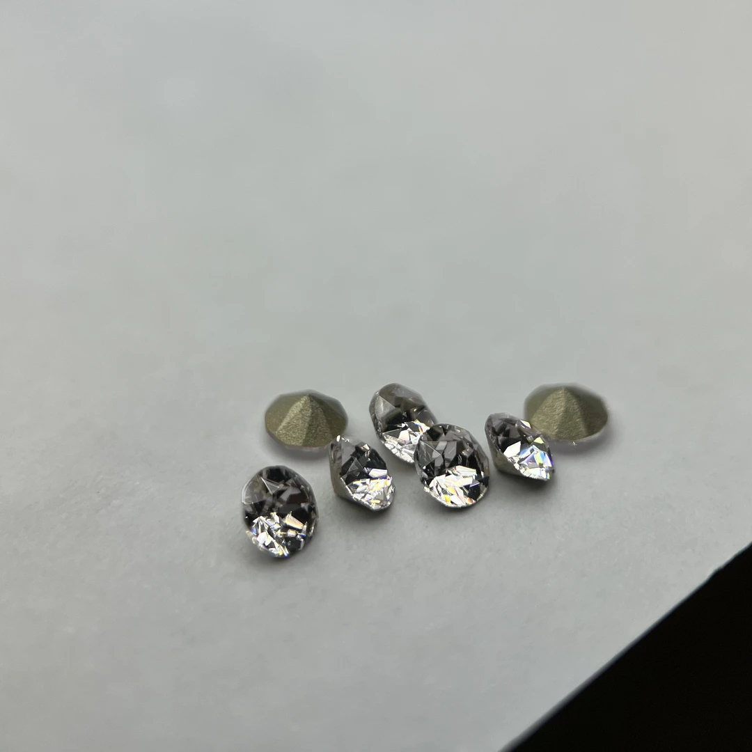 奥克兰蔷薇粉奥地利进口华子1088尖底圆钻美甲水钻堆钻球耳钉DIY