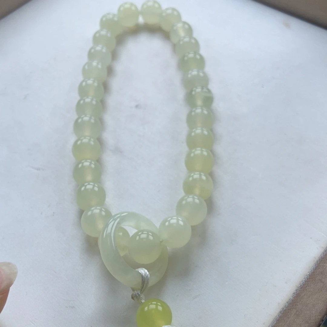 蛇纹石玉未镶嵌手链