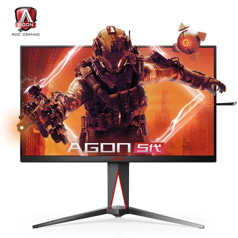 AOC爱攻5代 AG275QXE AG275QXP 27英寸2K 180HZ电竞显示器10Bit IPS面板 HDR400外接PS5黑神话悟空游戏屏幕