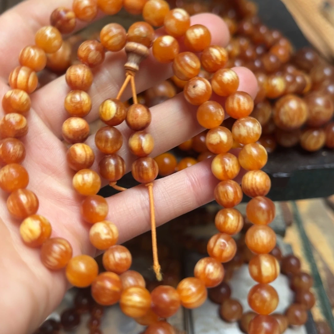 松木（琥珀木）手串/手链0.8手持48颗