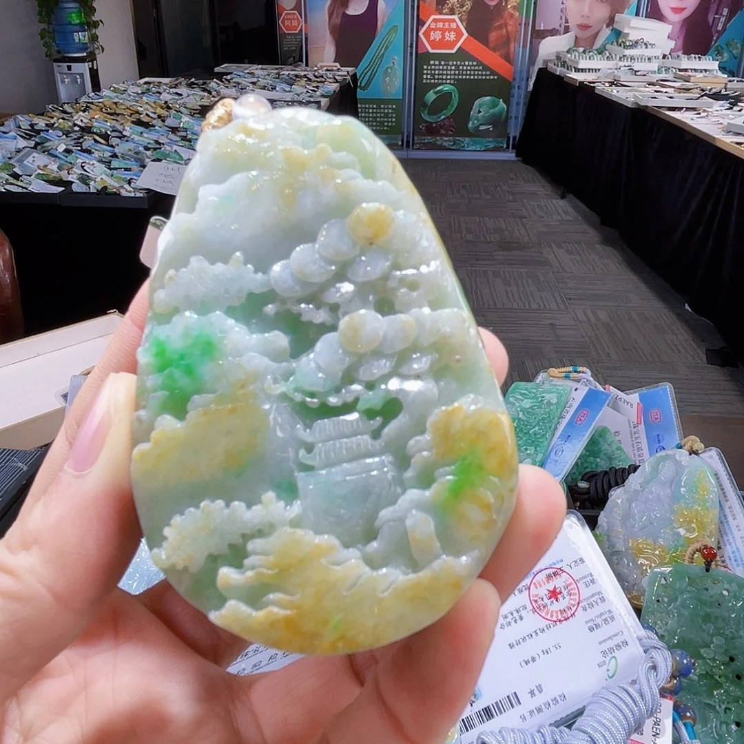 颈饰未镶嵌翡翠一