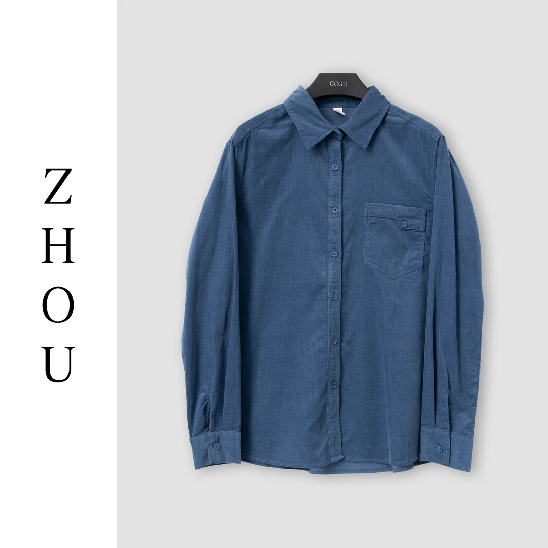 （周哥甄选）宝蓝上衣-32025