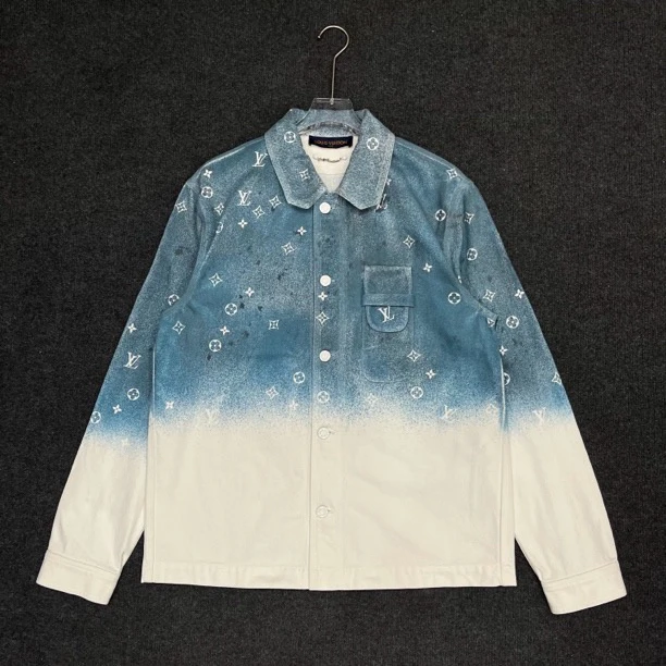 99新 LouisVuitton/路易威登 星空渐变牛仔外套/尺码XL