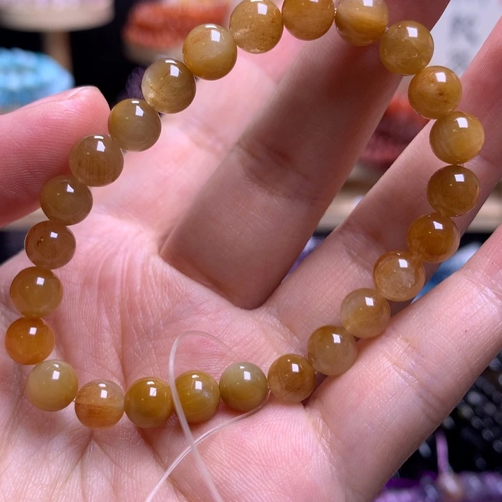 水晶手串未镶嵌7.1黄兔