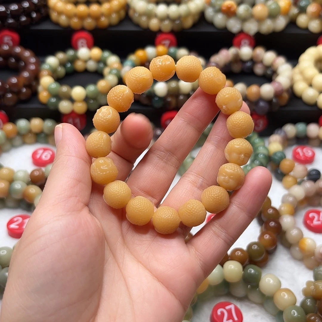 菩提根/象牙果手串宝宝佛