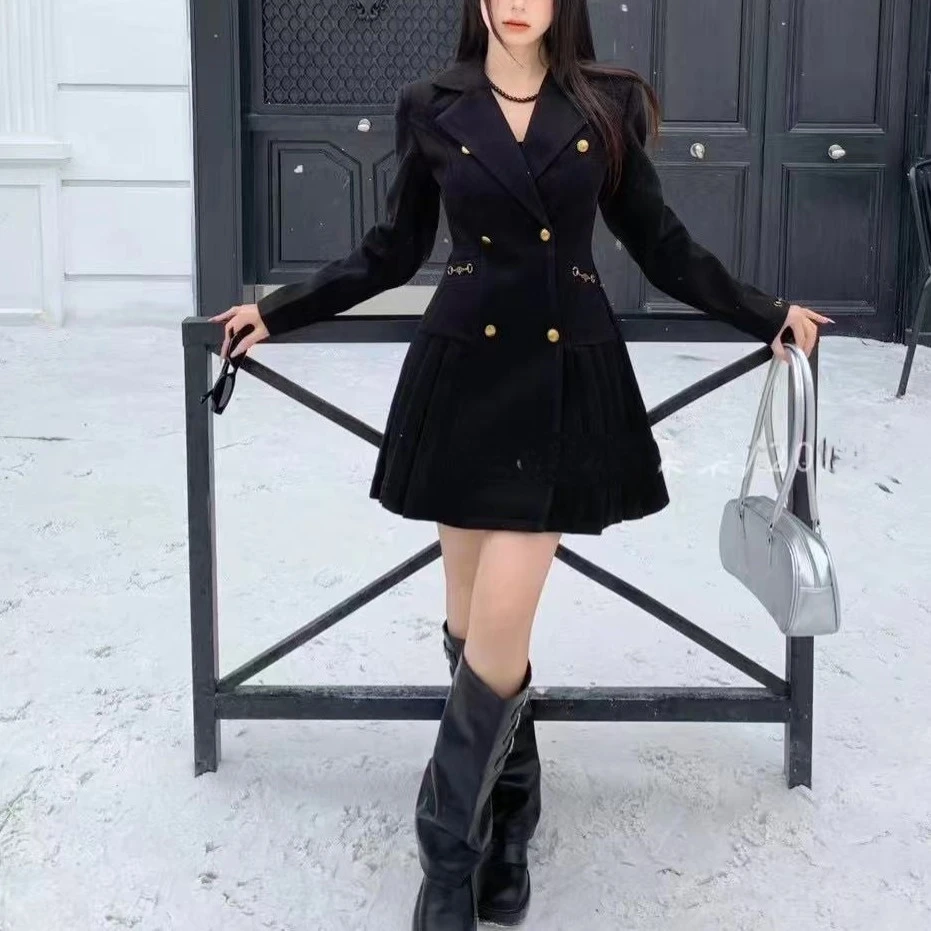 新款气质收腰连衣裙3307