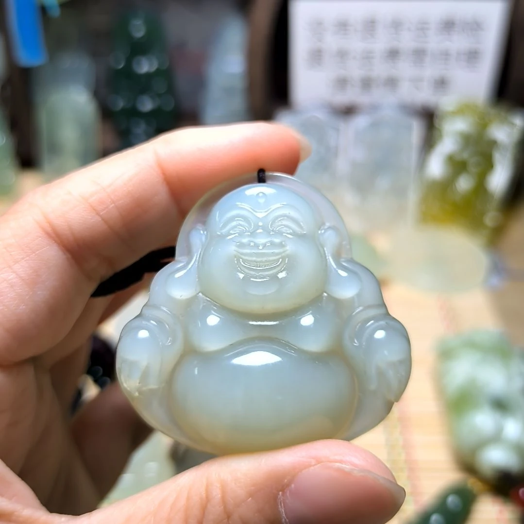 岫玉未镶嵌吊坠(不含链)