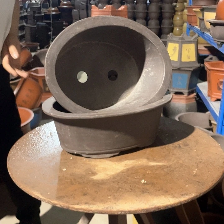 29-29腰圆盆景花盆花盆