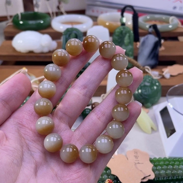 未镶嵌手串和田玉