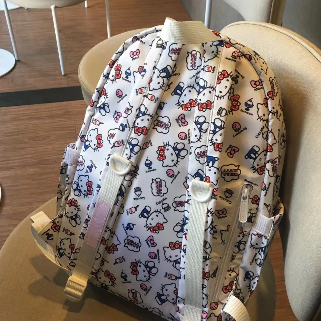 HelloKitty新款双肩包可爱KT小初高中书包大容量多功能背包