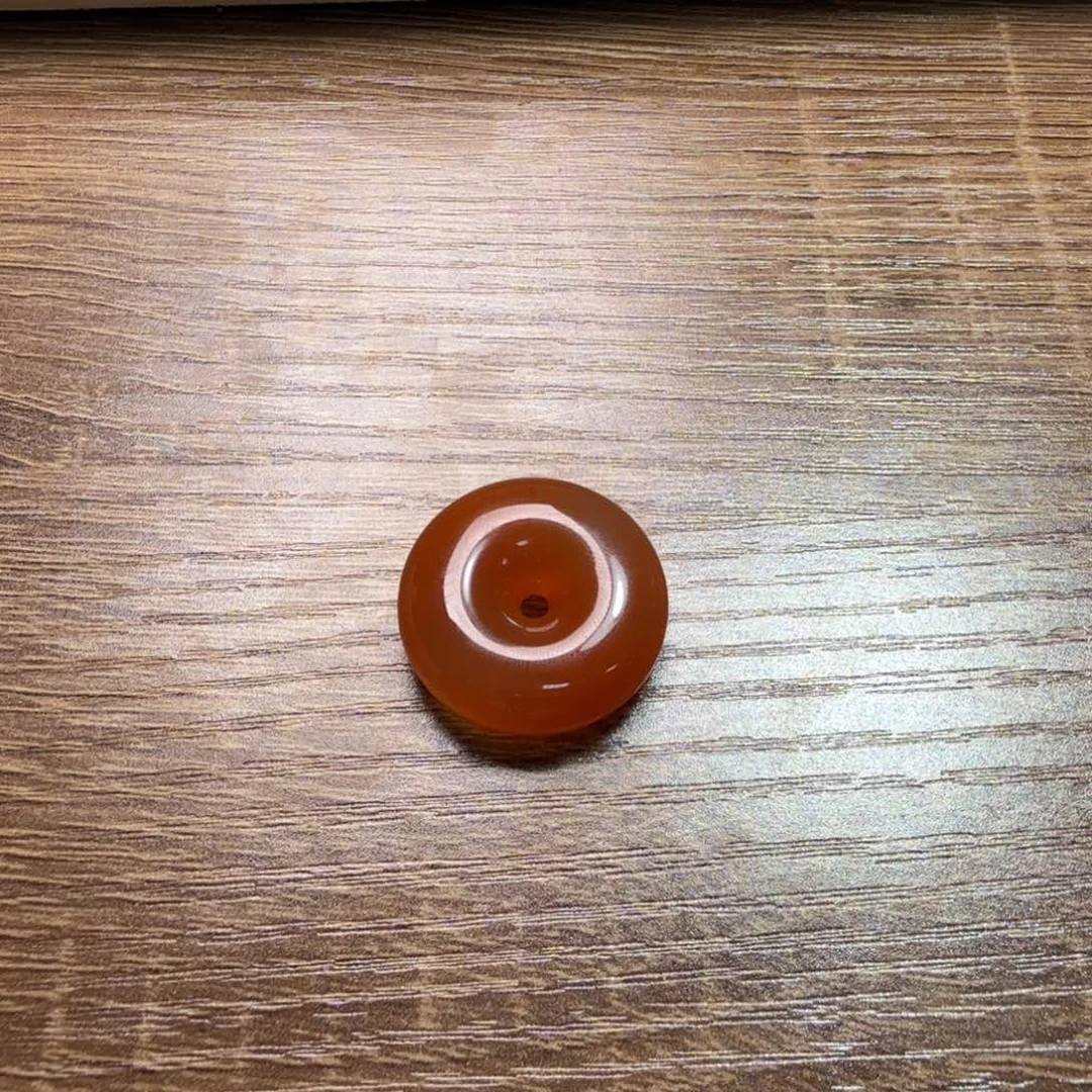 南红玛瑙未镶嵌平安扣