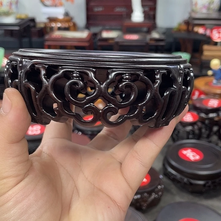 香榧木红木底座工艺品10.5