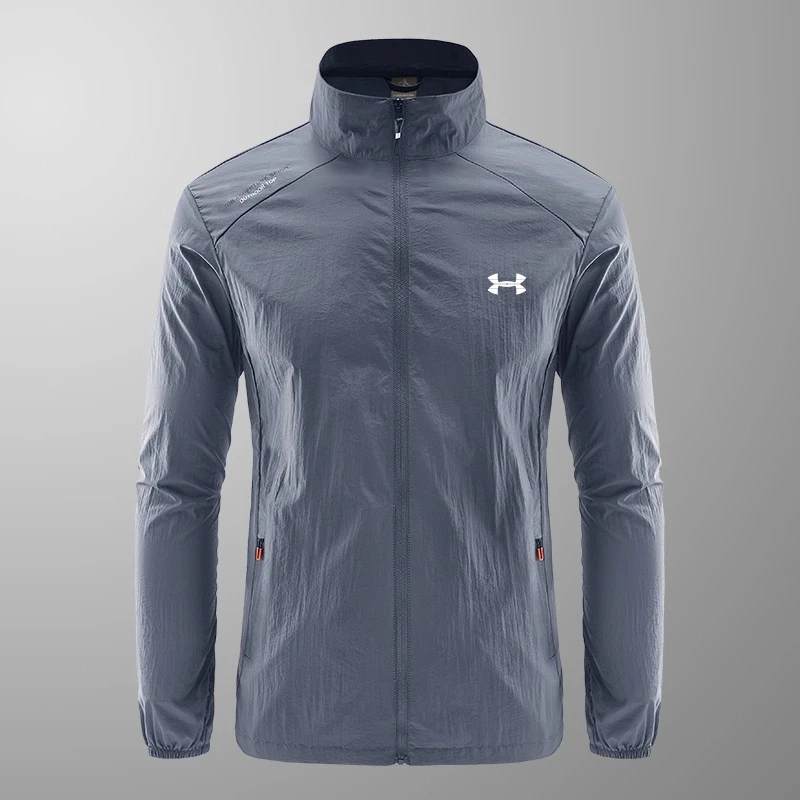 UA安玛防晒衣夏季外套薄款皮肤轻透气防紫外线钓鱼冰丝防晒服男款