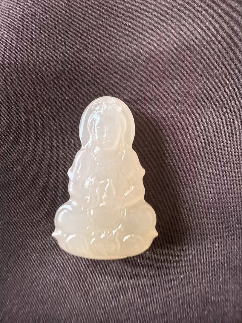 观音手工雕刻适合送女友妈妈保平安