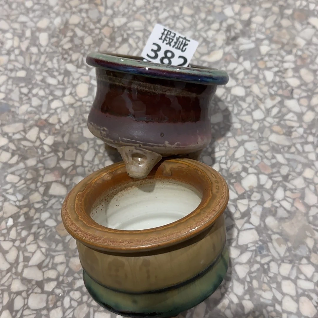 瓷片景德镇手工花盆