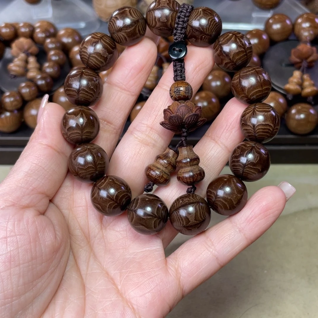 锋***哥手串/手链六道木1.5雷击料