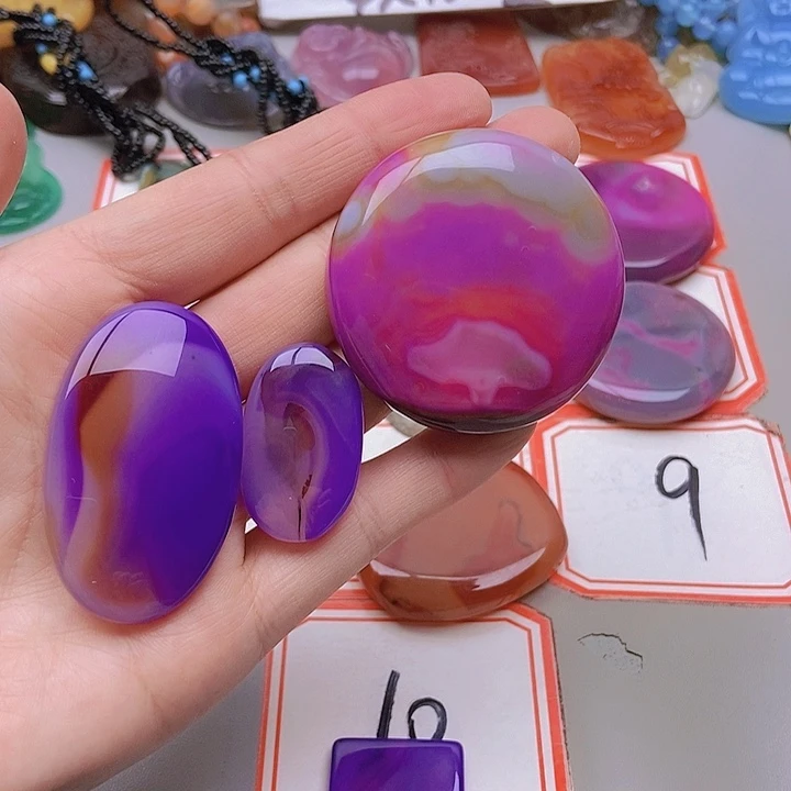 【闪购商品】未镶嵌玛瑙/玉髓珠宝半成品6***3