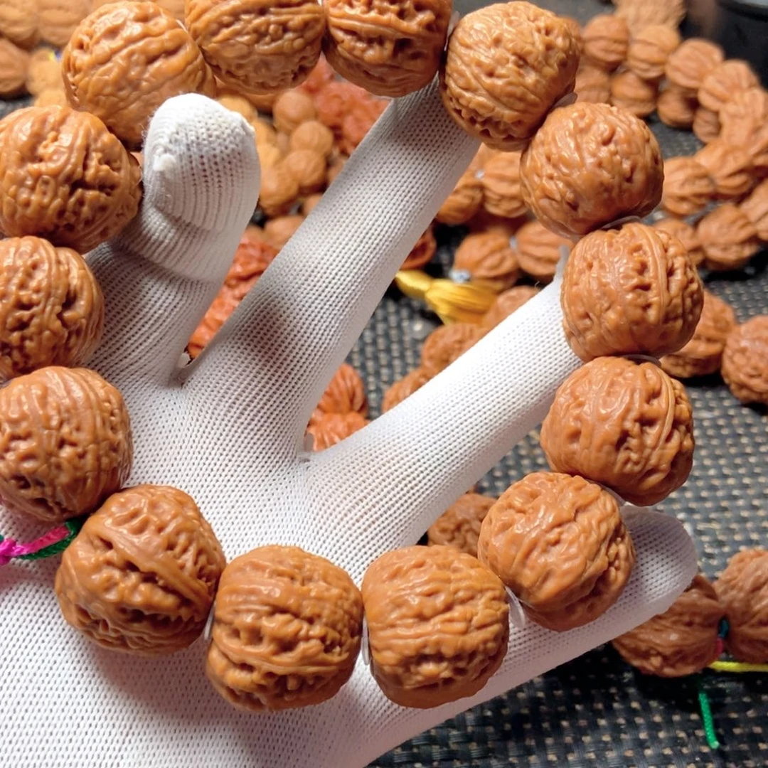 文玩核桃手串磨盘足球