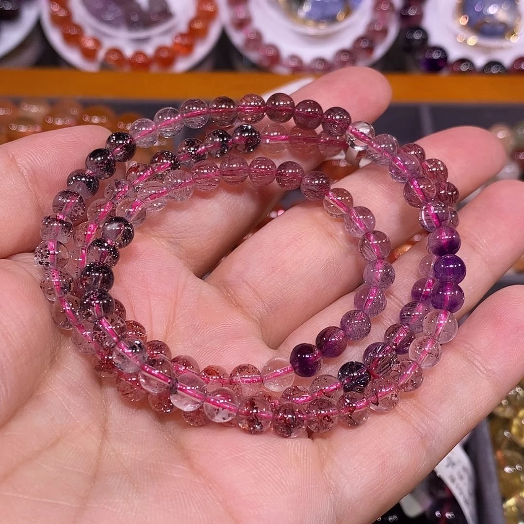 未镶嵌手链水晶超七5.6