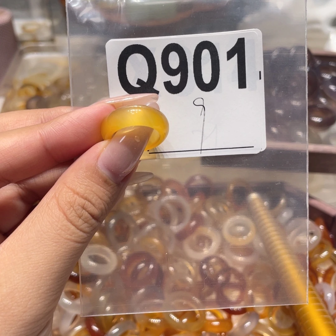 玛瑙/玉髓未镶嵌戒指901