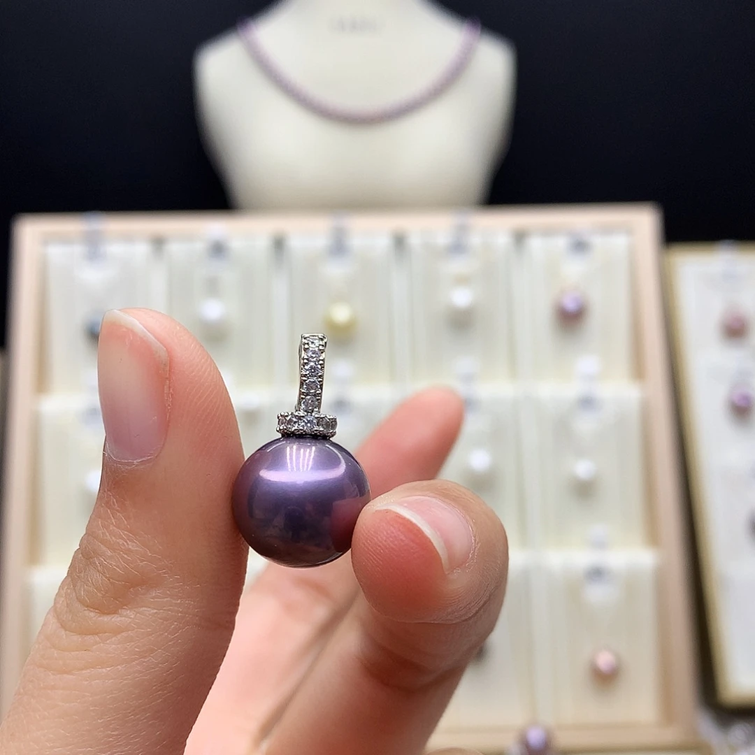 颈饰合金淡水珍珠