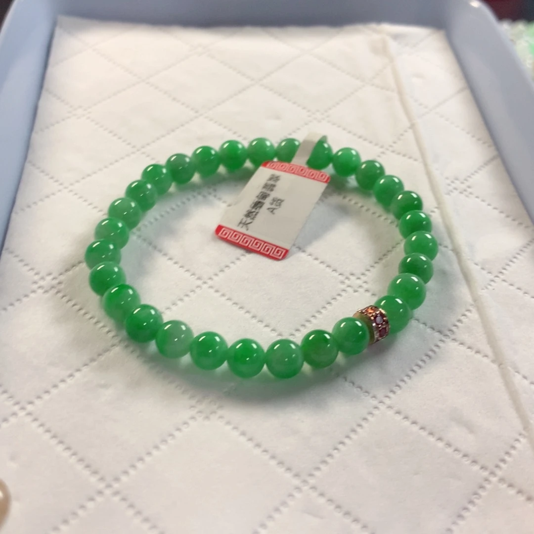 翡翠未镶嵌颈饰手串