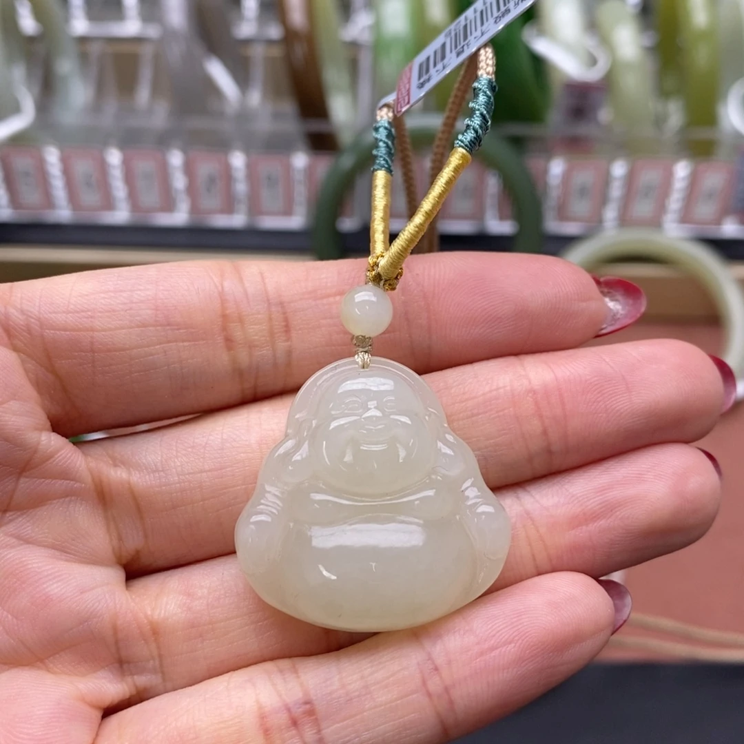 晶***宝和田玉未镶嵌项链