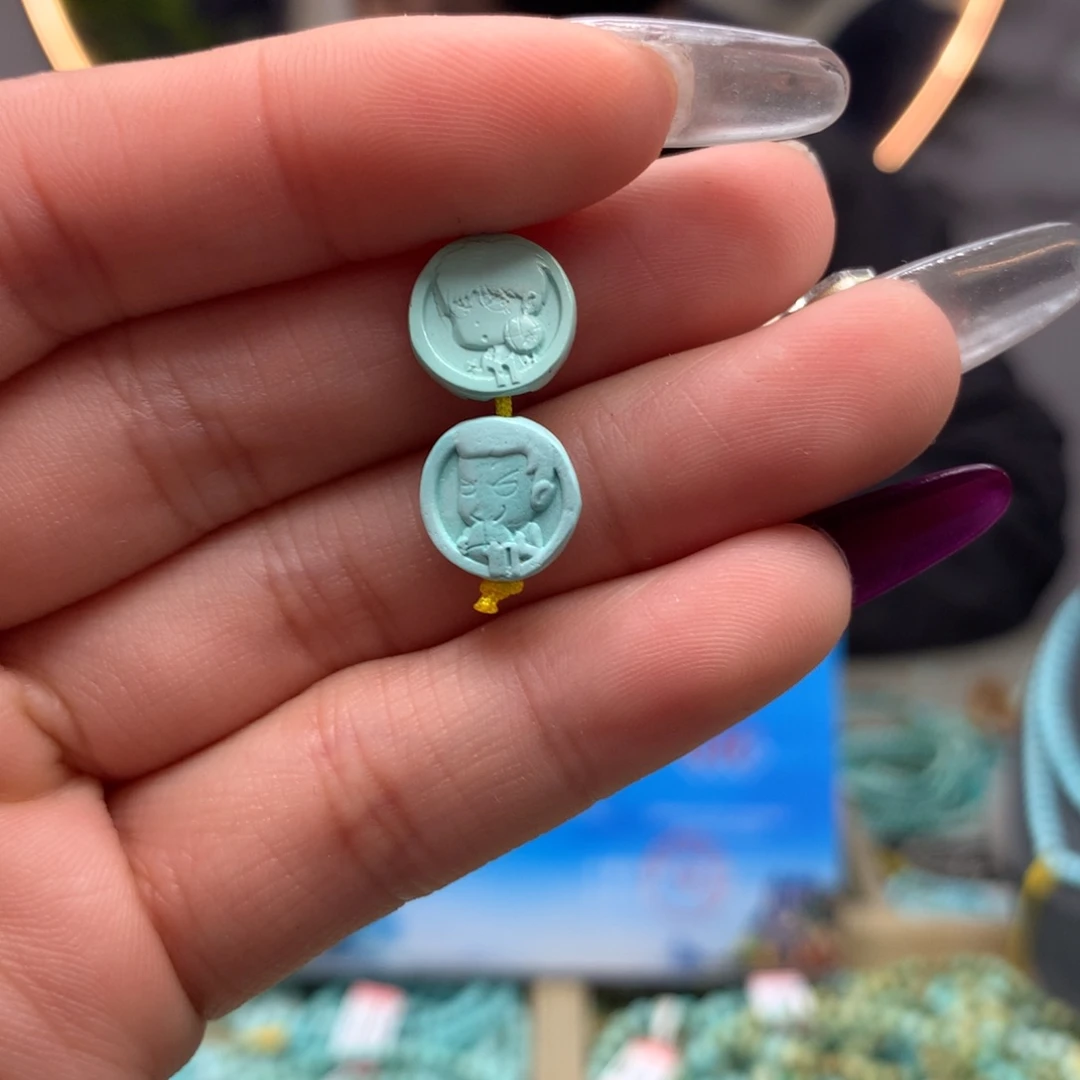 绿松石挂件未镶嵌