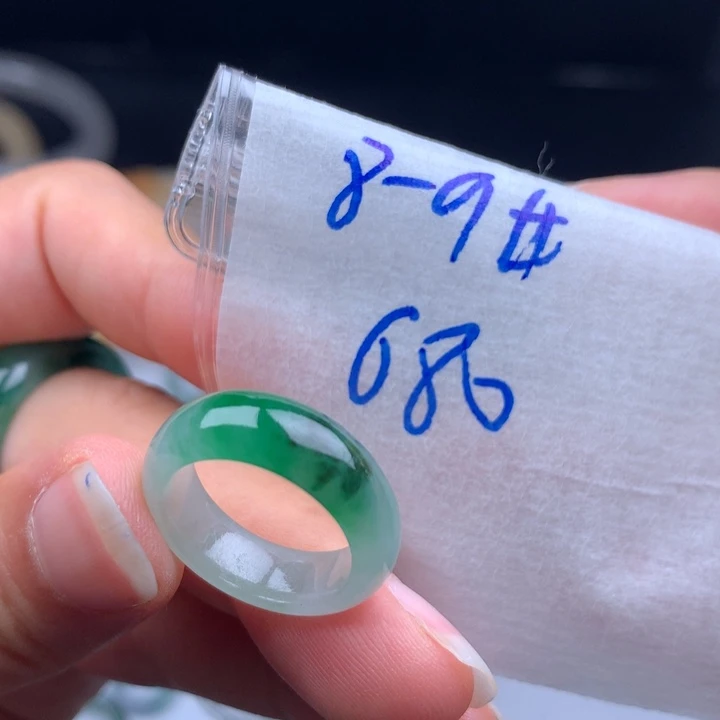 未镶嵌戒指翡翠戒圈