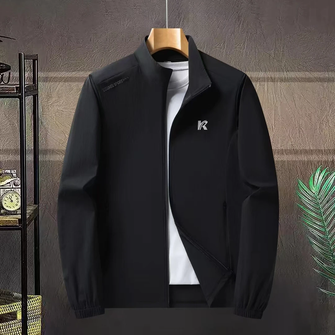 2025新款防刮耐磨刺绣三防立领夹克  5669北