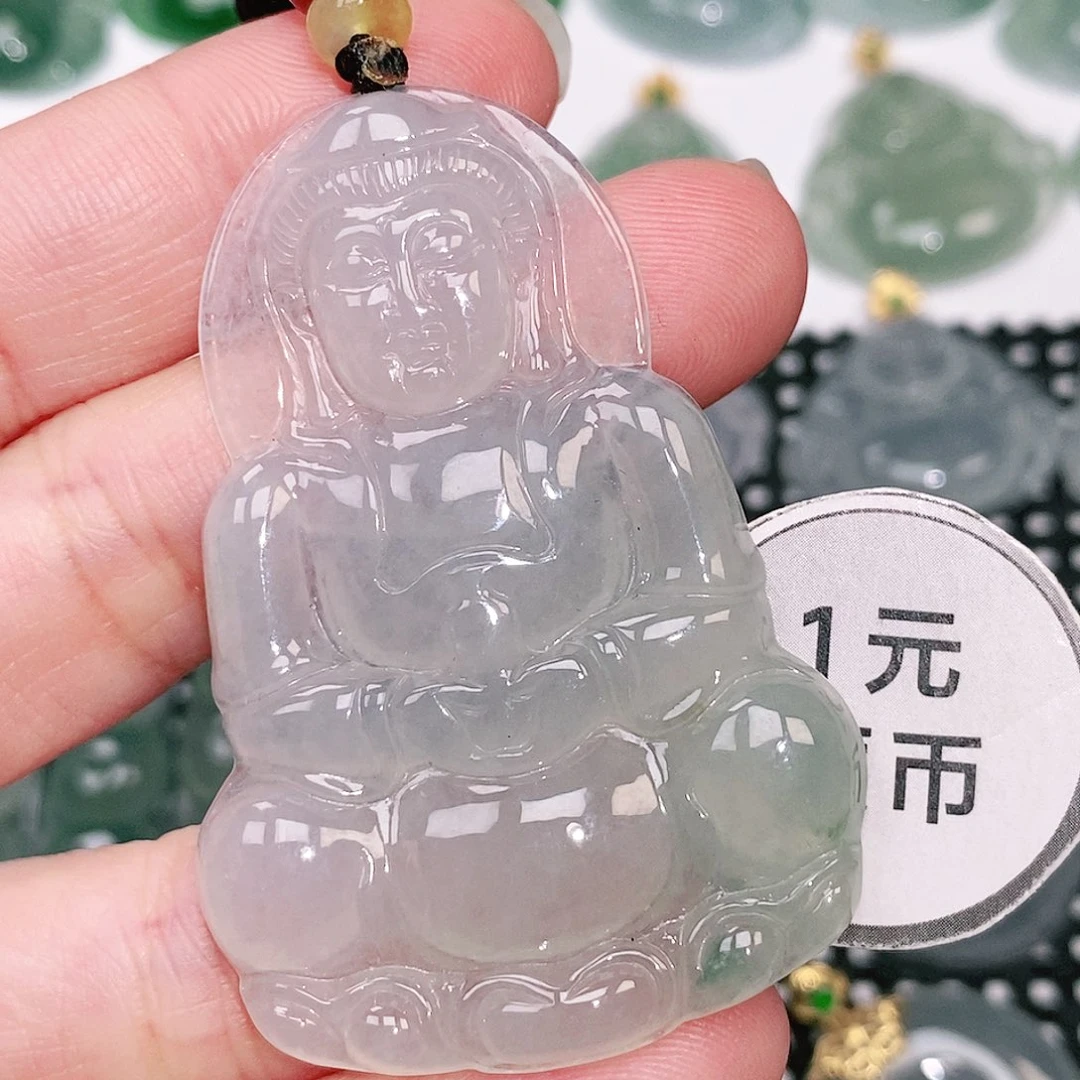 翡翠未镶嵌颈饰吊坠