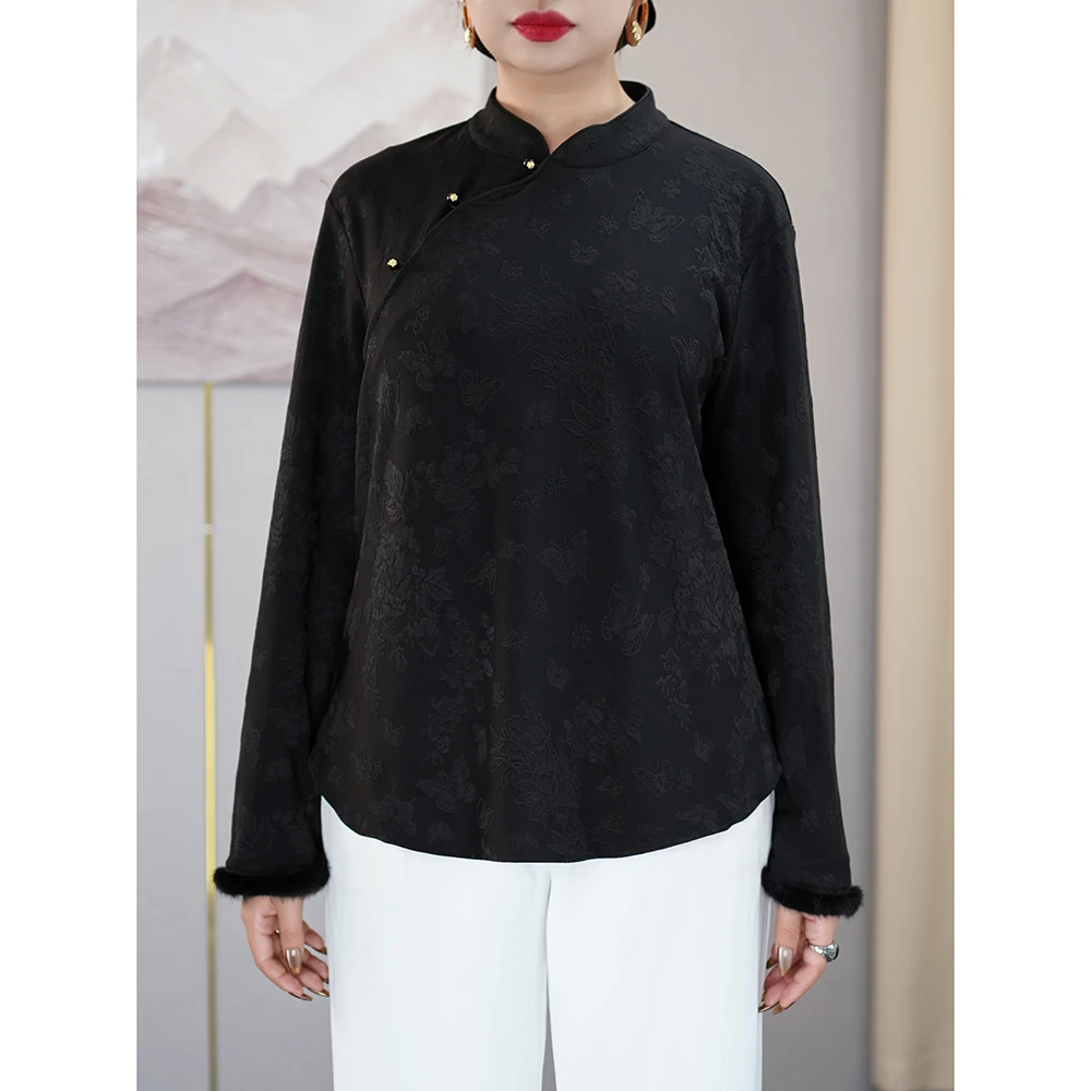 洋气质衬衫高级感百搭上衣减龄显瘦新款衣服微胖妹妹大码休闲女装