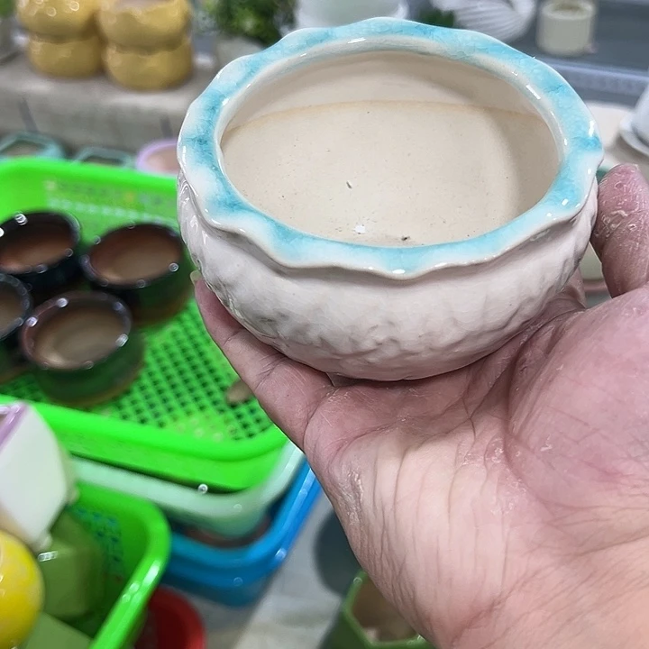 微瑕陶瓷花盆满9.9发