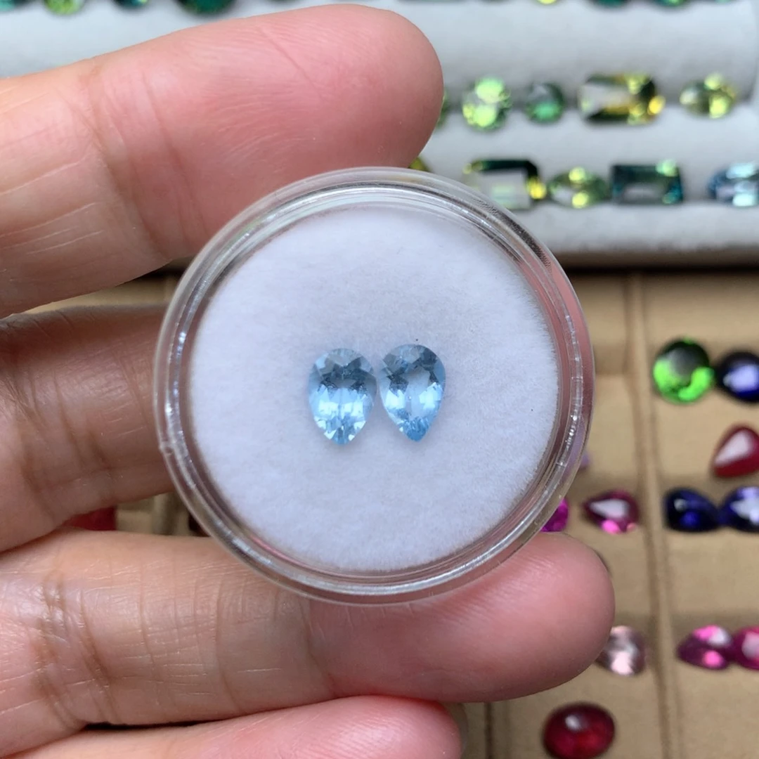 海蓝宝石裸石未镶嵌