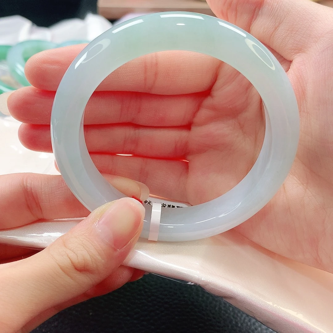 未镶嵌手镯翡翠缅甸天然a货翡翠58圈