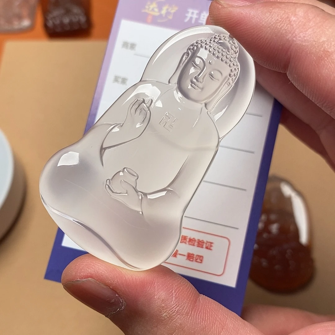 玛瑙/玉髓颈饰未镶嵌大***简