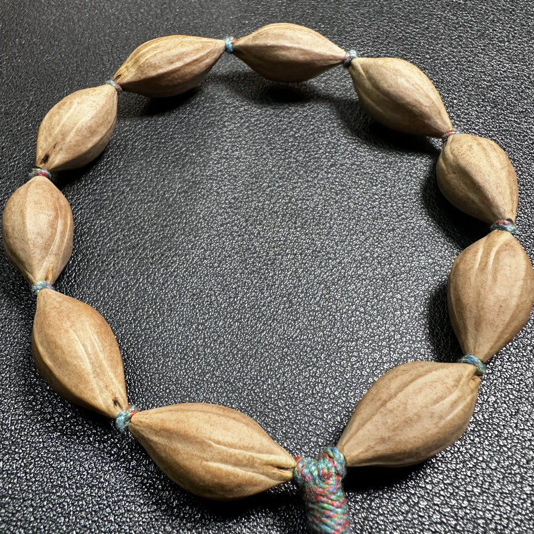 特价！放漏！橄榄核手串1.2尺寸3面佛，男女通用无雕刻设计