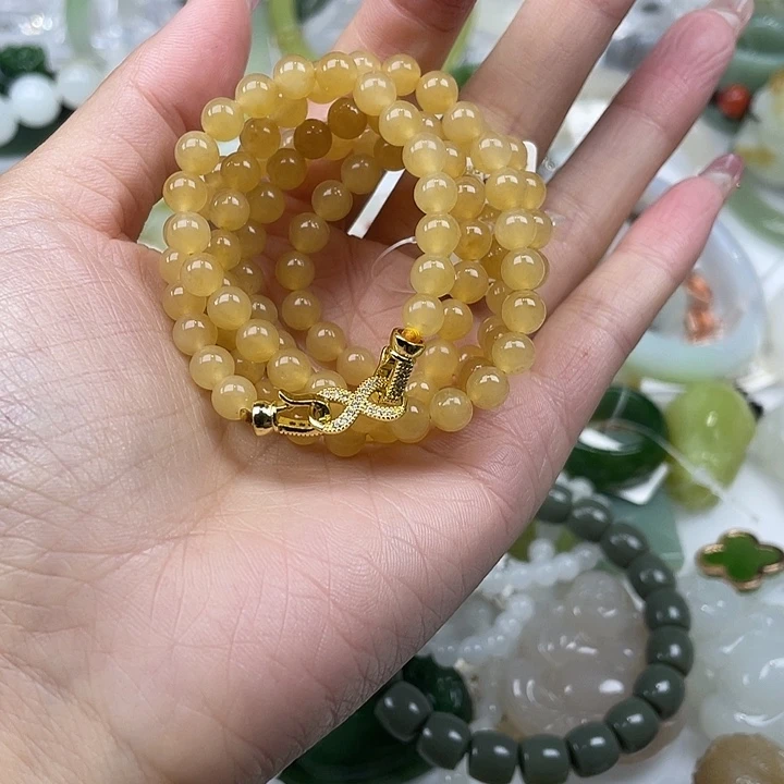 和田玉（糖玉）项链未镶嵌